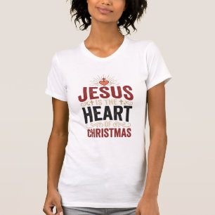 Jesus Is the Heart of Christmas Vintage Shirt