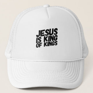 Jesus Is The King Trucker Hat