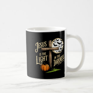 Jesus Is The Light In The Darkness Christian Hallo Coffee Mug