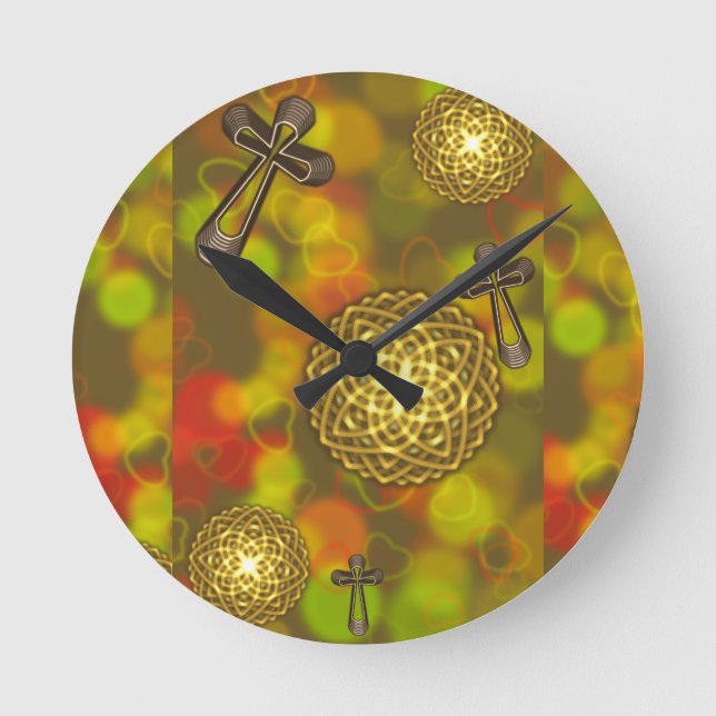 Jesus is the light that I seek  Round Clock (Front)