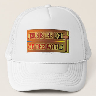 JESUS IS THE LIGHT TRUCKER HAT