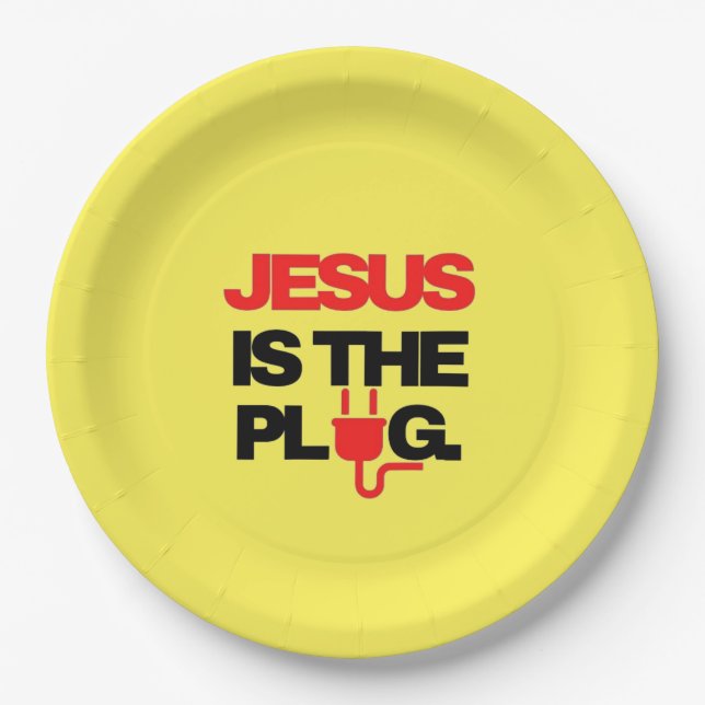 Jesus is the Plug Plate (Front)