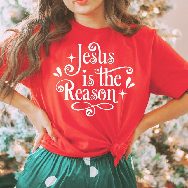 Jesus is the Reason Christian Christmas T-Shirt (Jesus is the Reason Christian Christmas T-Shirt)