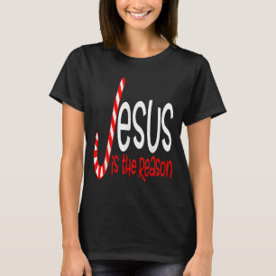Jesus Is The Reason Christian Religious Christmas  T-Shirt