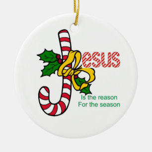 Jesus is the Reason Christmas Tree Ornament