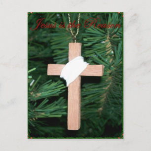 Jesus is the Reason Cross Postcard