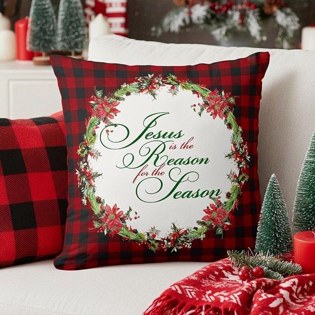 Jesus is the reason cushion (Creator Uploaded)