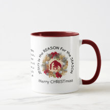 JESUS IS THE REASON Custom Christian Christmas