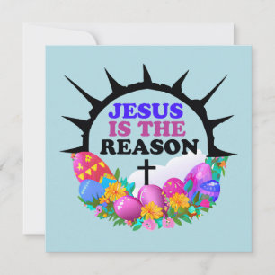 Jesus is the Reason - Easter Wreath  Holiday Card