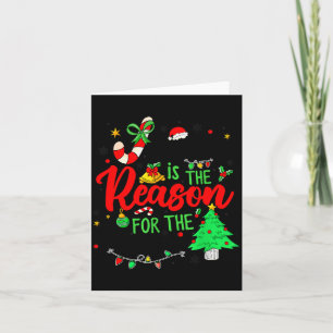 Jesus Is The Reason For Season Christmas Family Pa Card