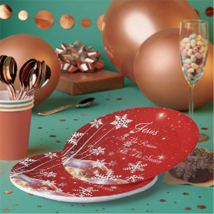 Jesus is the Reason for Season Paper Plate