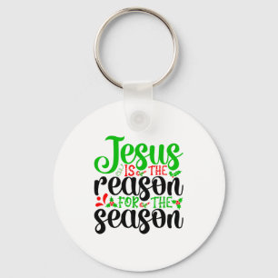 Jesus Is The Reason For The Season Bible Merry Chr Key Ring