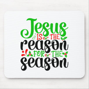 Jesus Is The Reason For The Season Bible Merry Chr Mouse Mat