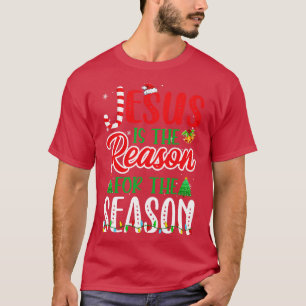 Jesus Is The Reason For The Season Christian Candy T-Shirt