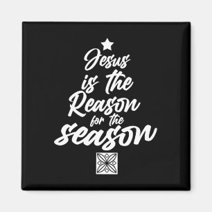Jesus Is The Reason For The Season Christian Chris Magnet