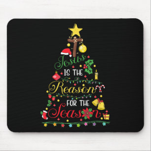 Jesus Is The Reason For The Season Christian Faith Mouse Mat