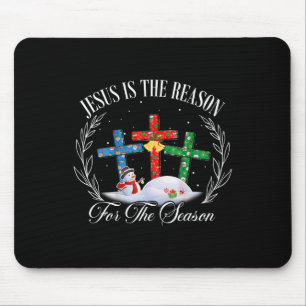 Jesus Is The Reason For The Season Christian Faith Mouse Mat