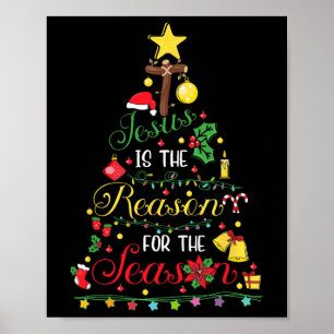 Jesus Is The Reason For The Season Christian Faith Poster