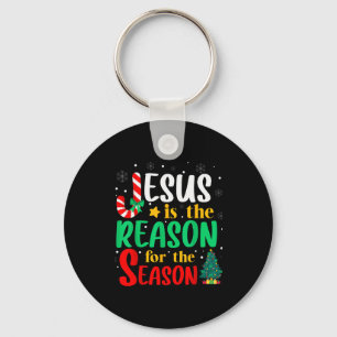 Jesus Is The Reason For The Season Christmas Chris Key Ring