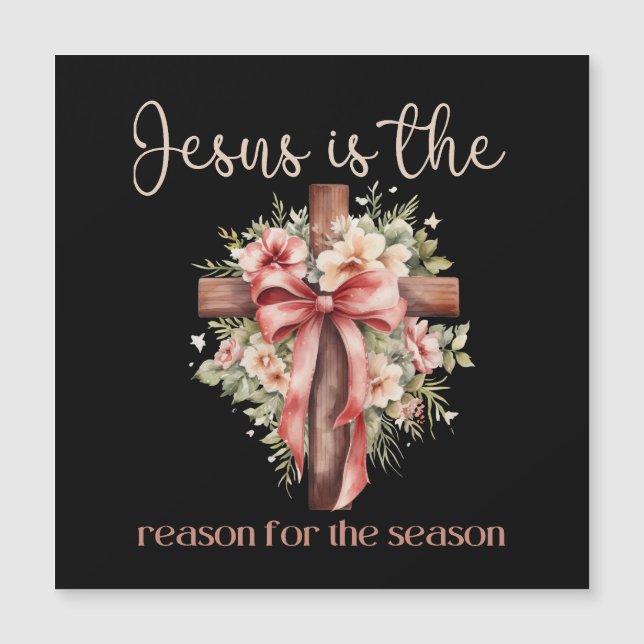 Jesus is the reason for the season Christmas Jesus (Front)
