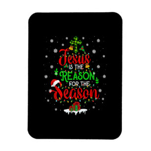 Jesus Is The Reason For The Season Christmas Pajam Magnet