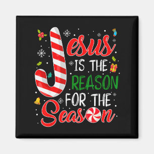 Jesus Is The Reason For The Season Christmas Pajam Magnet