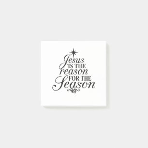 Jesus Is The Reason For The Season Christmas Post-it Notes