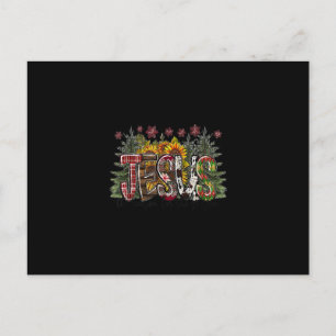 Jesus Is The Reason For The Season Christmas Postcard