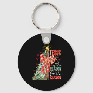 Jesus Is The Reason For The Season Christmas Xmas Key Ring