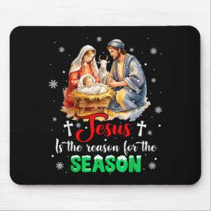 Jesus Is The Reason For The Season Christmas Xmas Mouse Mat