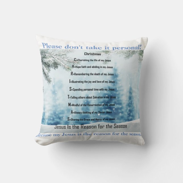 Jesus is The Reason for the season collection Cushion (Front)