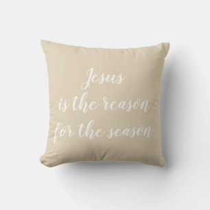 Jesus is the Reason for the Season Cushion