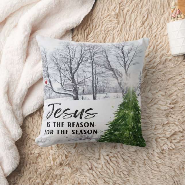 Jesus is the Reason for the Season  Cushion (Blanket)
