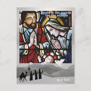 Jesus is the Reason for the Season - Fifth Version Holiday Postcard