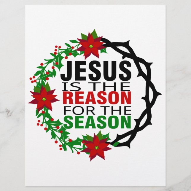 Jesus is the Reason for the Season  Flyer (Front)