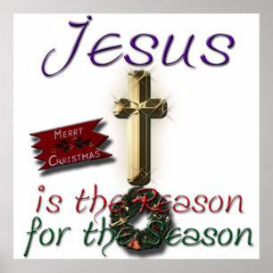 Jesus is the Reason for the Season Framed Print