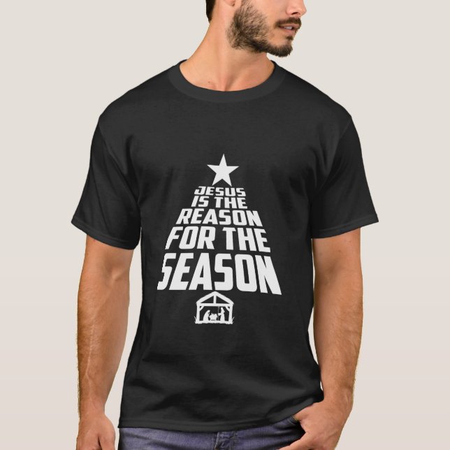 Jesus is the Reason for the Season Holiday Party T-Shirt (Front)