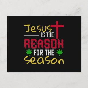 Jesus Is The Reason For The Season Invitation Postcard