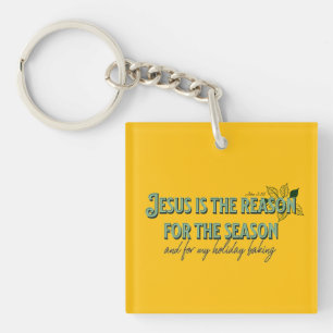Jesus is The Reason For The Season Key Ring