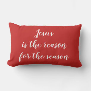 Jesus is the Reason for the Season Lumbar Cushion