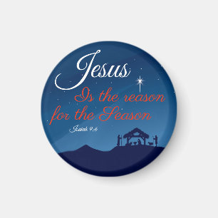 Jesus is The Reason for the Season Magnet