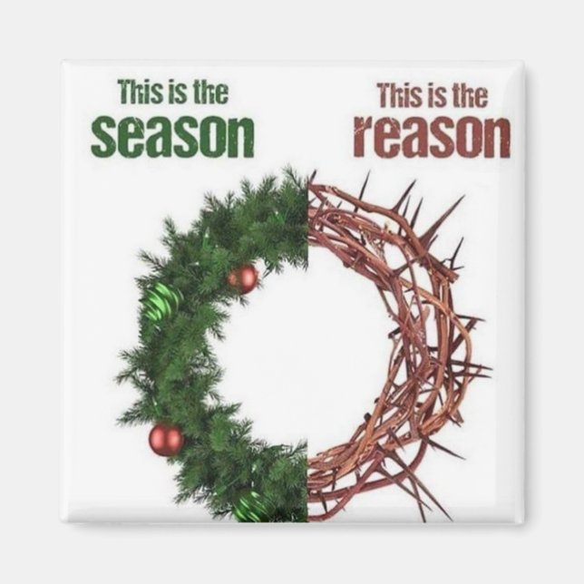 Jesus is the Reason for the Season Magnet (Front)