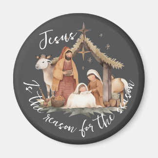 Jesus is the reason for the season magnet