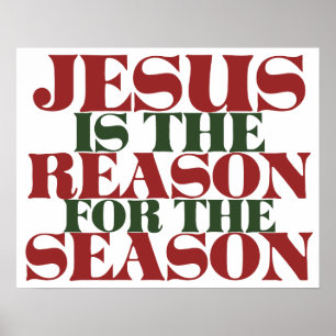 Jesus is the Reason for the Season Poster