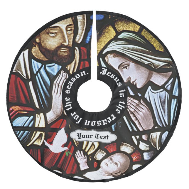 Jesus is the Reason for the Season Tree Skirt (Front)