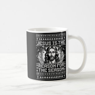 Jesus Is The Reason For The Season - Ugly Christma Coffee Mug