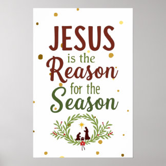 Jesus Is The Reason For The Season Wall Art