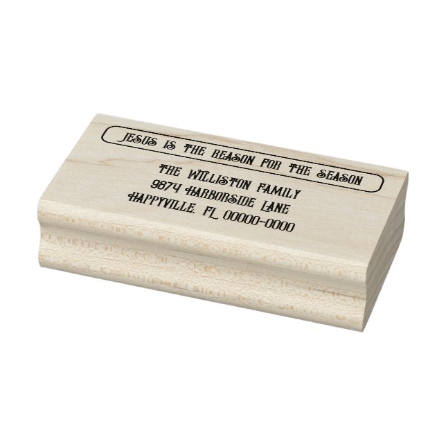 Jesus is the Reason Return Address Ink Stamp (Stamp)