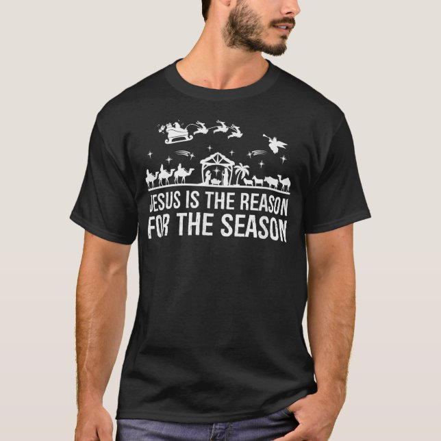 Jesus is the Reason  T-Shirt (Front)
