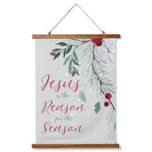 Jesus is the Reason Watercolor Christmas Winter